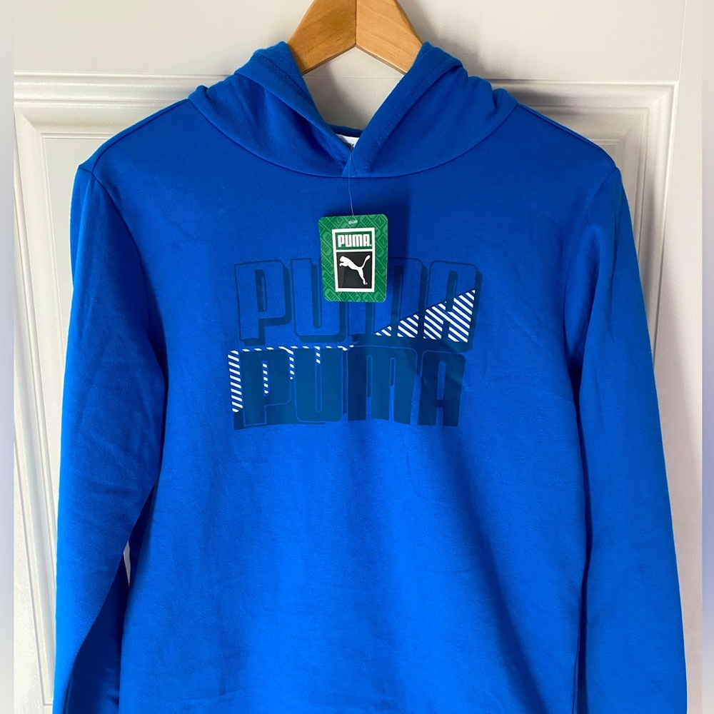NWT! PUMA boys fleece lined hoodie sweatshirt